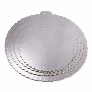 Gümüş Yuvarlak Pasta Altlığı